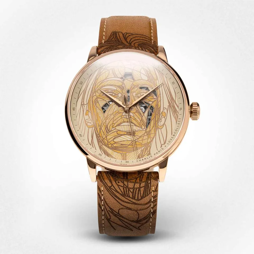 charlie-paris-yiruma-par-hopare-montre-automatique-or-rose-dition-100-ex image 1