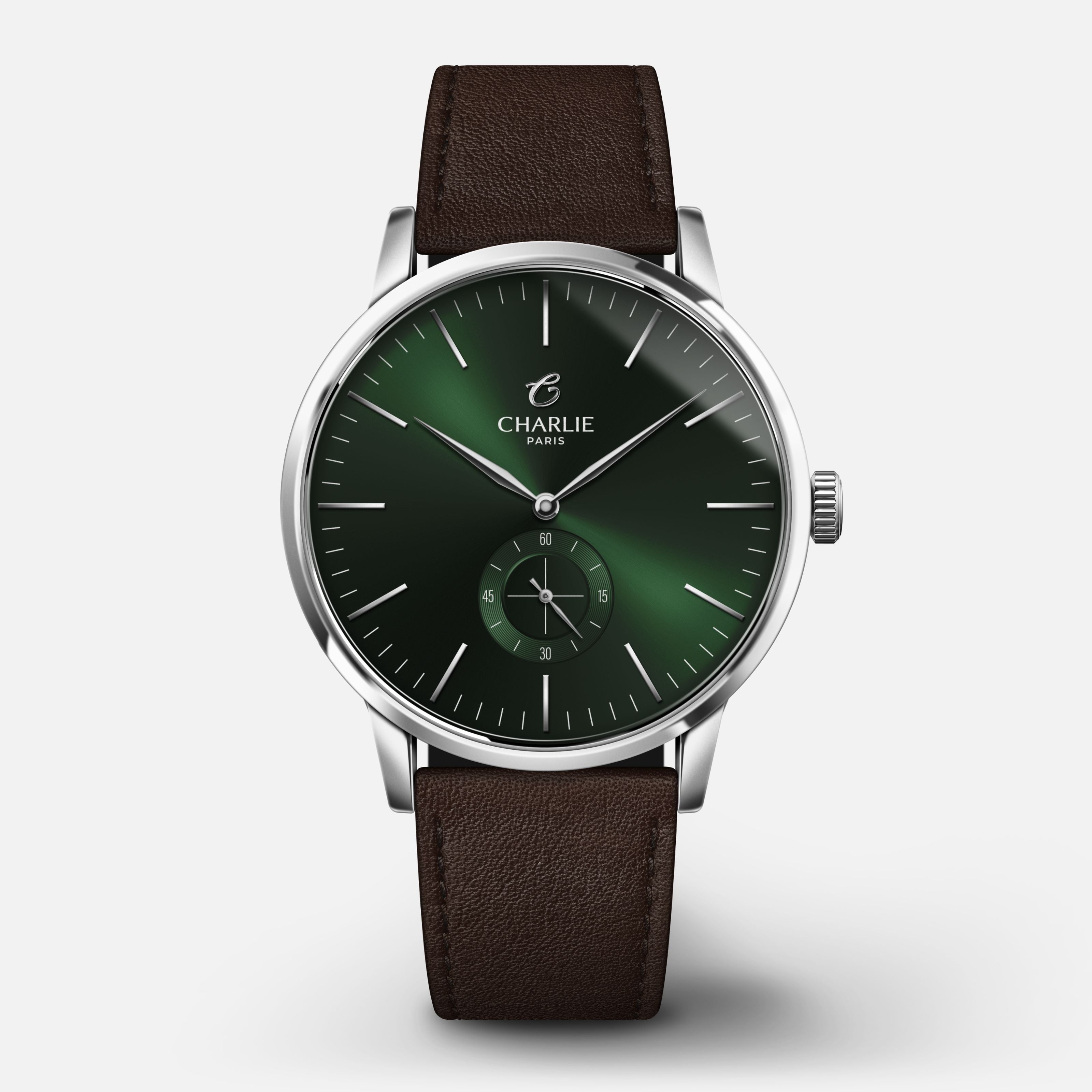 charlie-paris-horizon-montre-quartz-homme-39mm-cadran-vert image 6