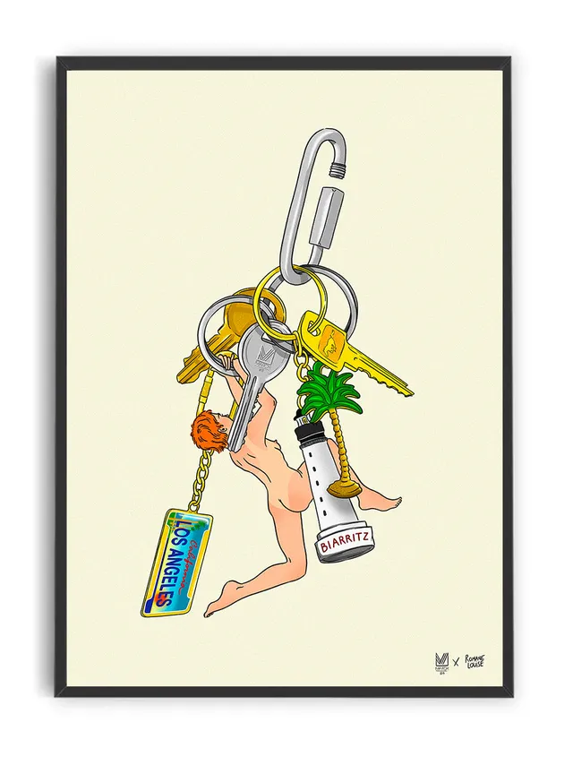 march-la-b-affiche-porte-cl-s-romane-louise-affiche-d-co image 1