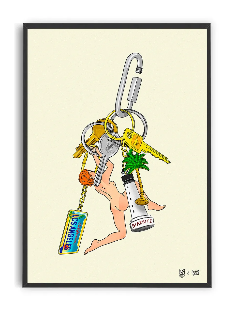 march-la-b-affiche-porte-cl-s-romane-louise-affiche-d-co image 1