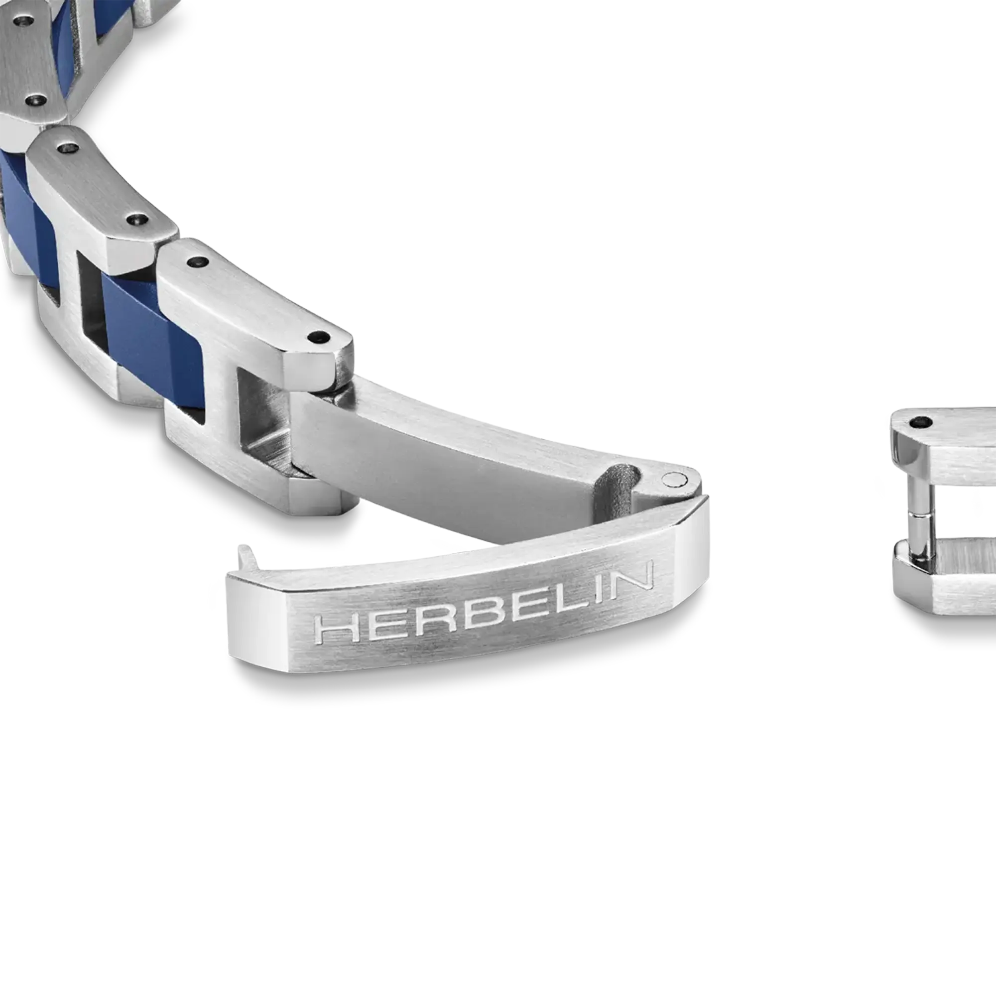 herbelin-bracelet-cap-camarat-homme-acier-c-ramique-bleue image 4