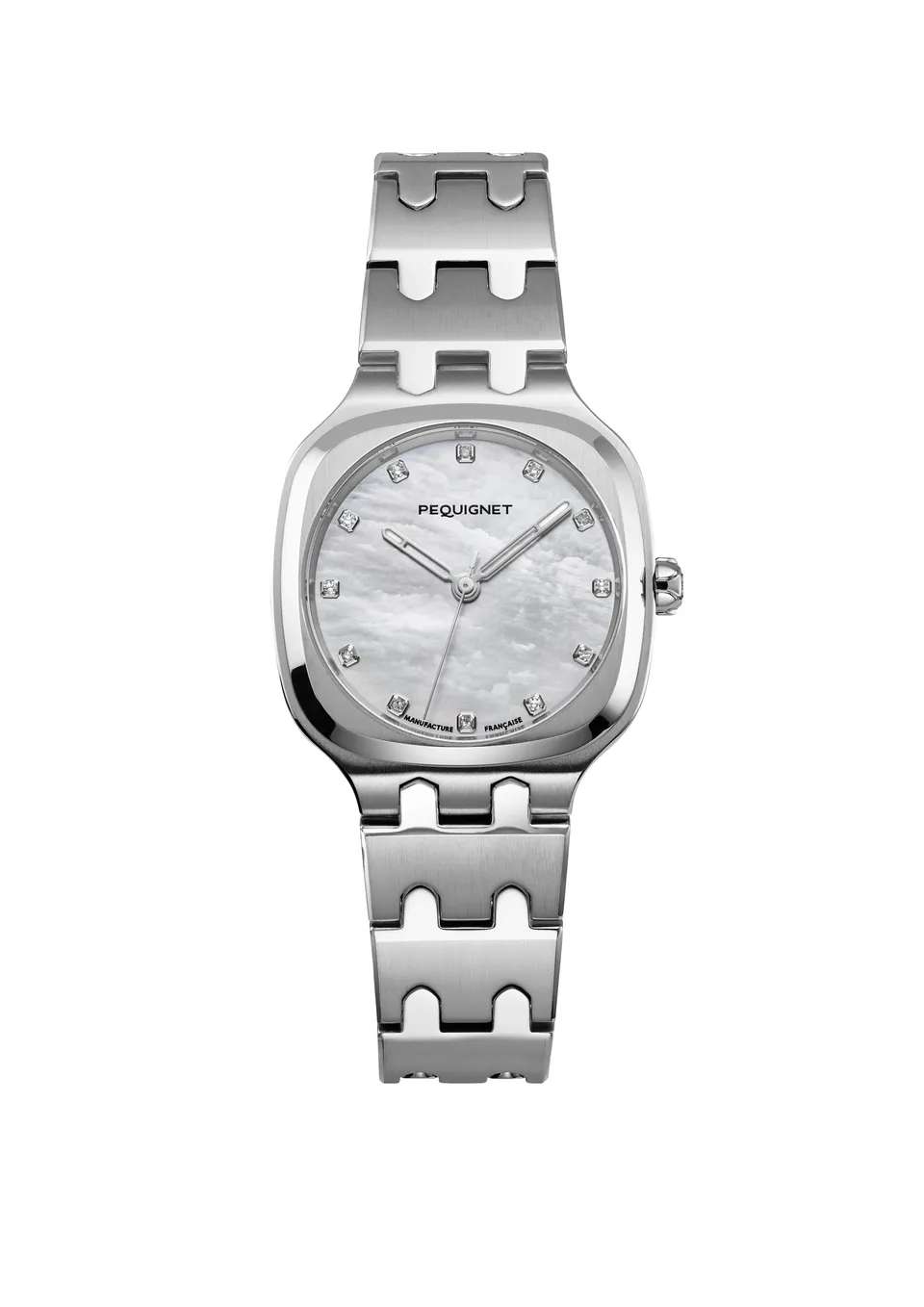 pequignet-concorde-nacre-30-mm-montre-quartz-cadran-nacre-12-diamants image 1