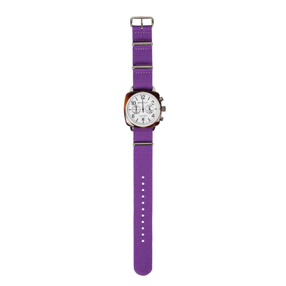 briston-bracelet-nato-violet-20-mm-nylon-interchangeable image 2