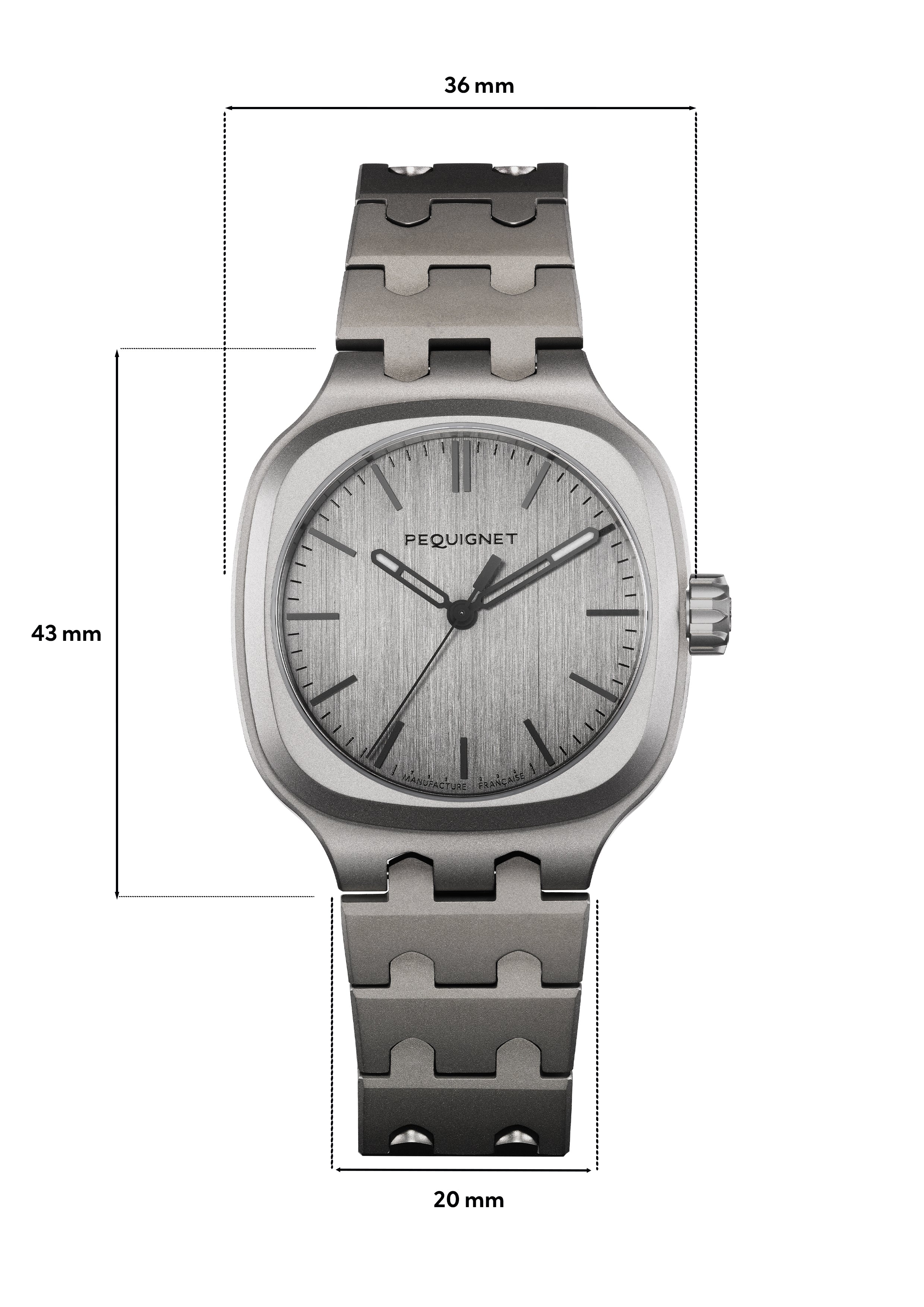 pequignet-concorde-titane-36-mm-montre-mixte-calibre-initial image 4