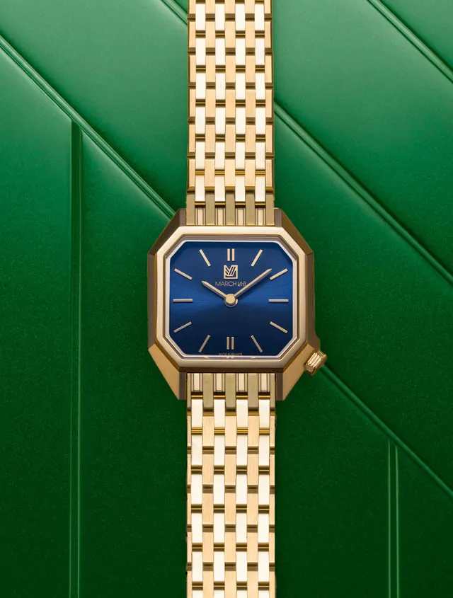march-la-b-lady-mansart-amiral-montre-femme-octogonale-26-mm-cadran-bleu image 1