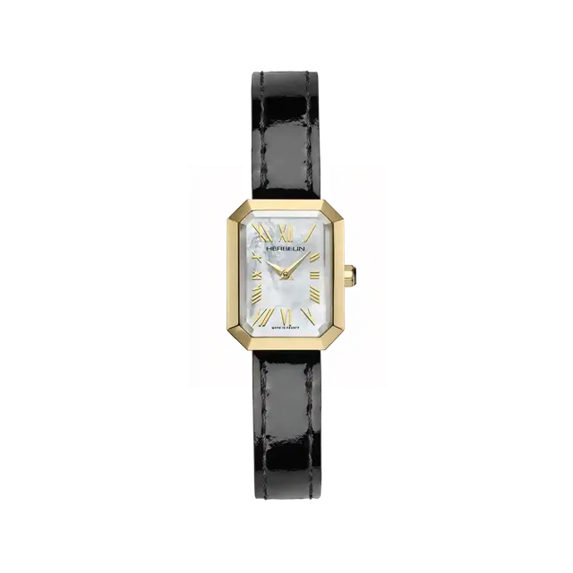 herbelin-octog-ne-quartz-femme-pvd-or-jaune-nacre-blanche image 1