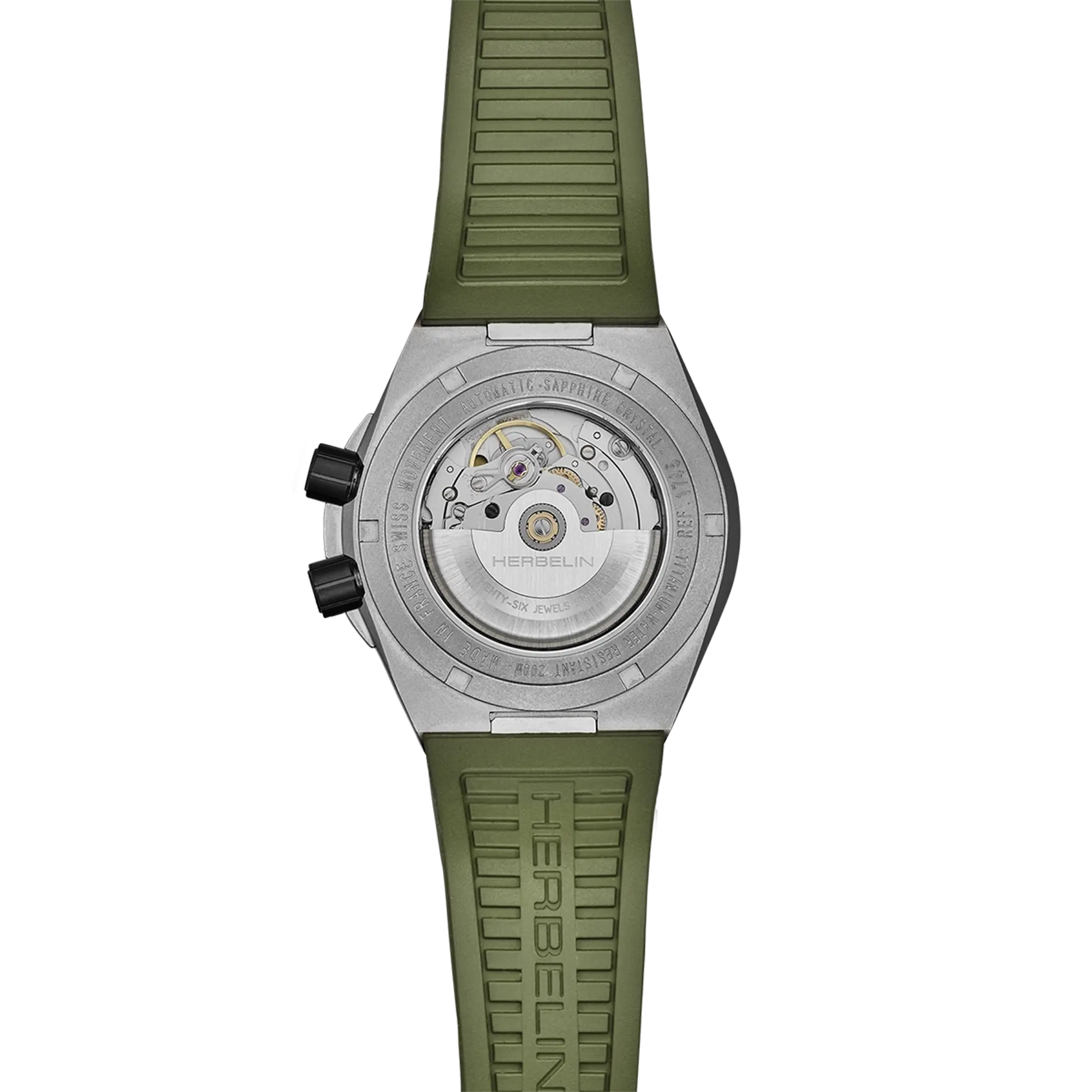 herbelin-cap-camarat-automatique-titane-diver-42-mm-kaki image 4