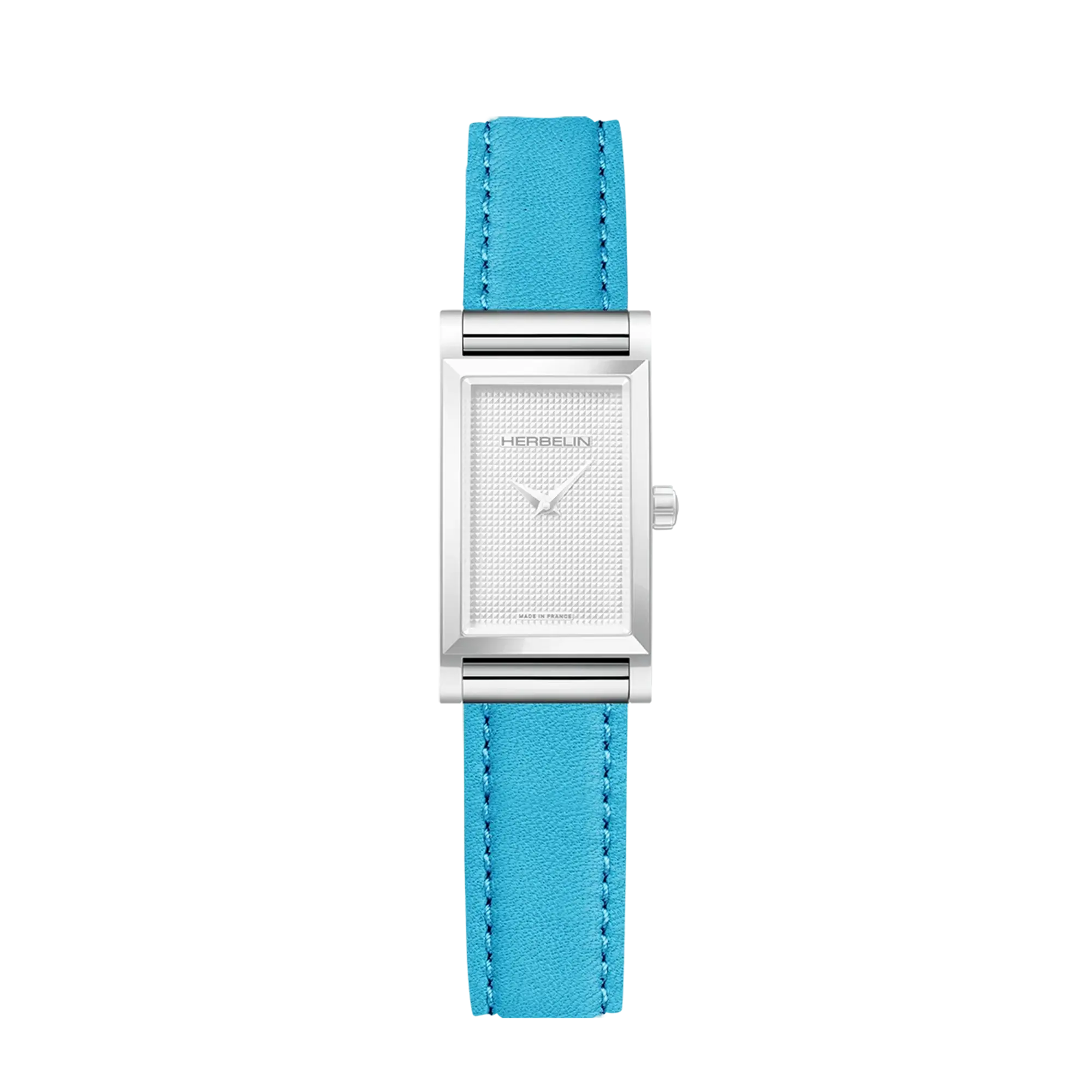 herbelin-antar-s-bracelet-simple-cuir-bleu-turquoise-interchangeable image 2