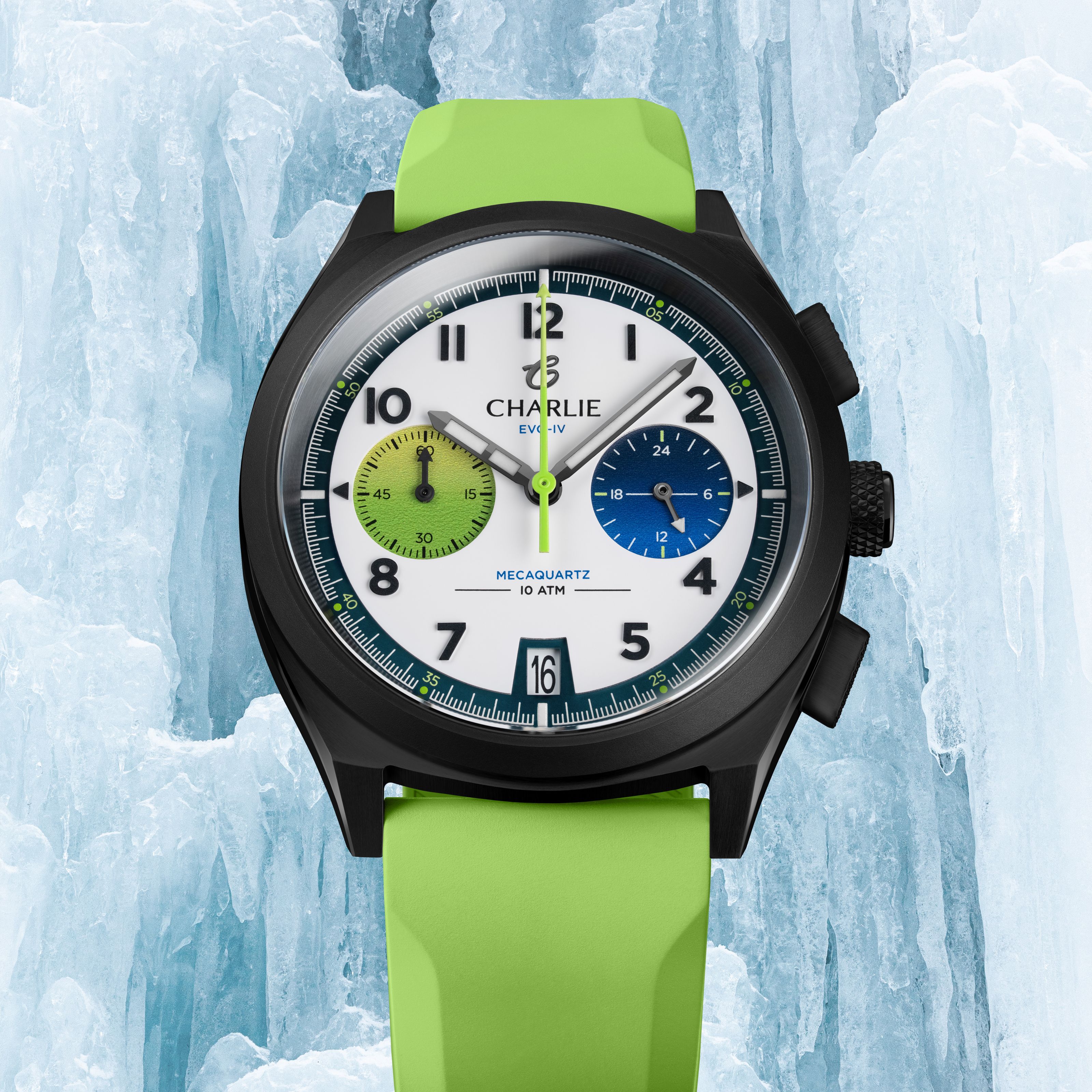 charlie-paris-grx-chronographe-evo-iv-montre-sport-homme-39mm-pvd-noir-cadran-bl image 2