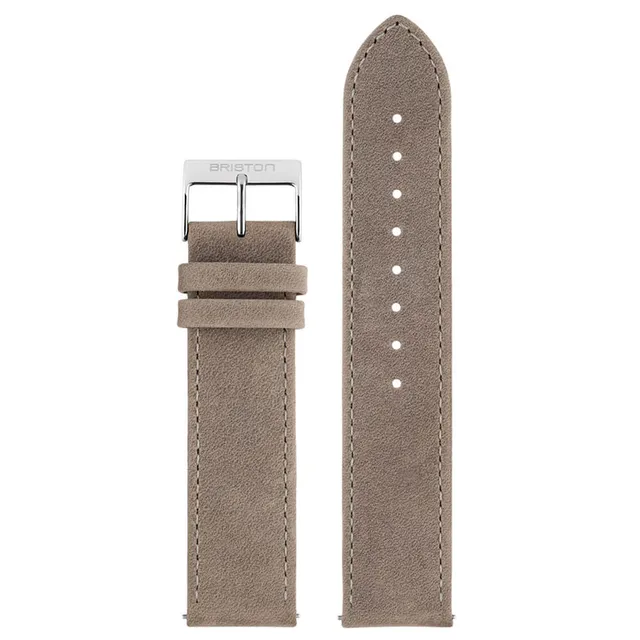 briston-bracelet-cuir-vintage-20-mm-gris-taupe-bracelet-2-brins image 1