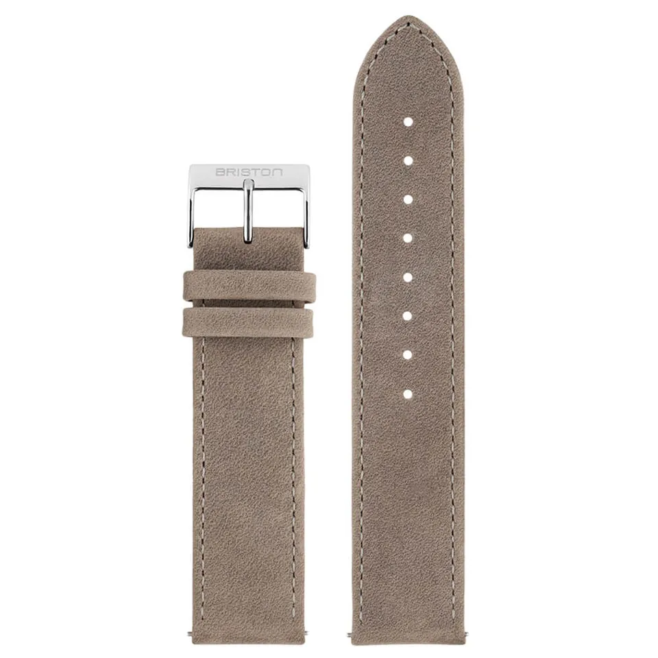 briston-bracelet-cuir-vintage-20-mm-gris-taupe-bracelet-2-brins image 1