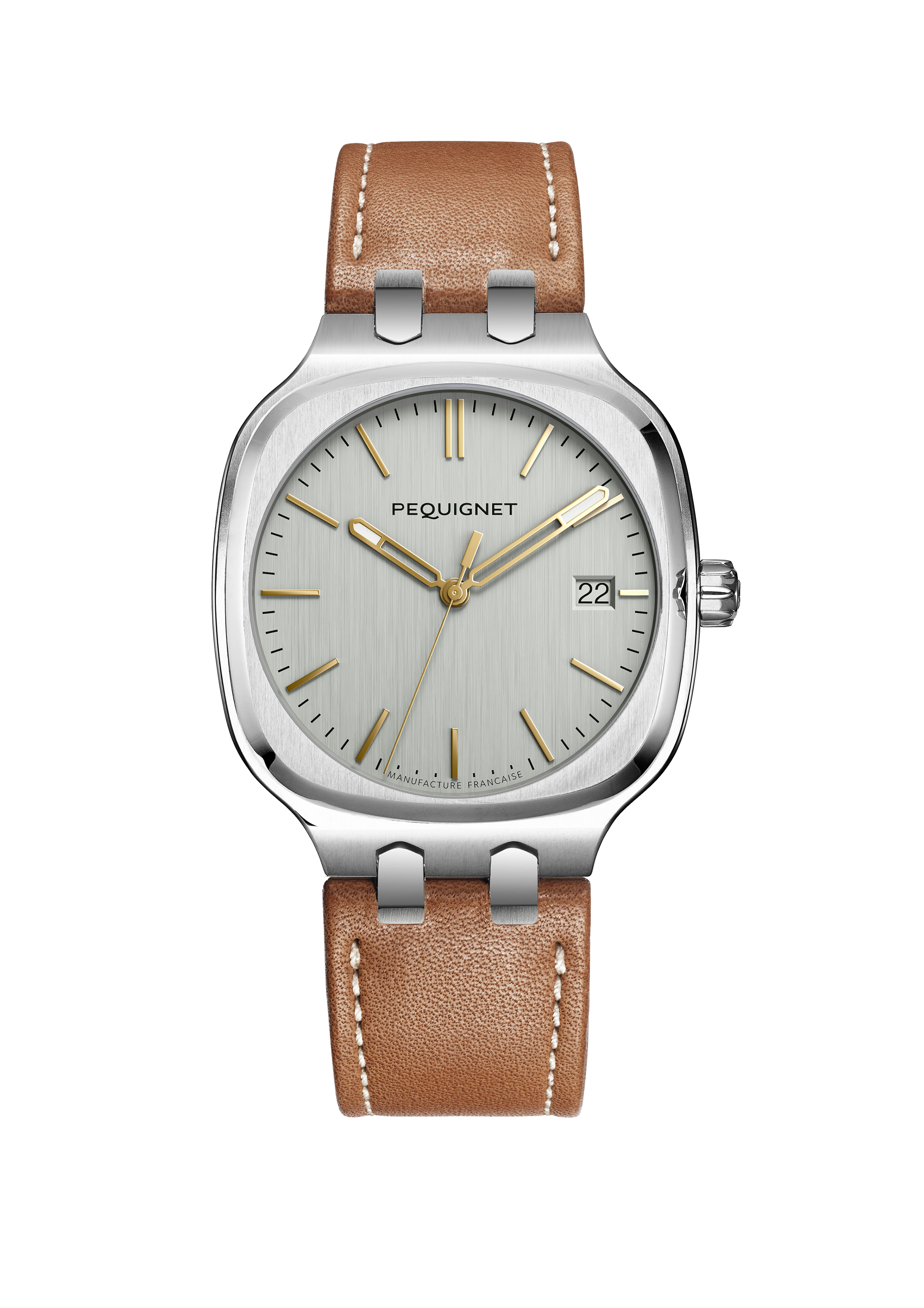 pequignet-concorde-40-mm-montre-femme-acier-cadran-argent-index-dor-s image 8