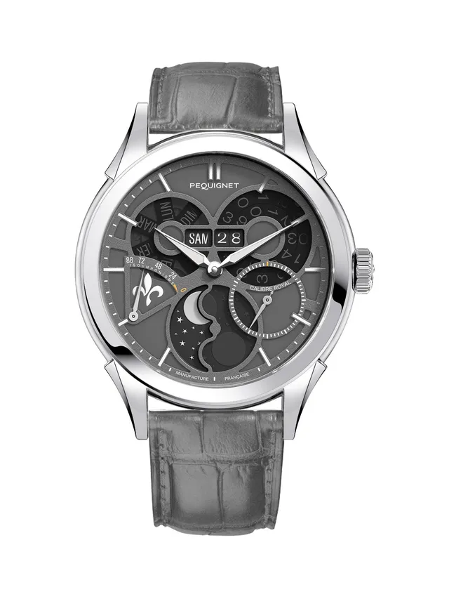 pequignet-royale-saphir-gris-d-ombre-montre-calibre-royal-homme image 1