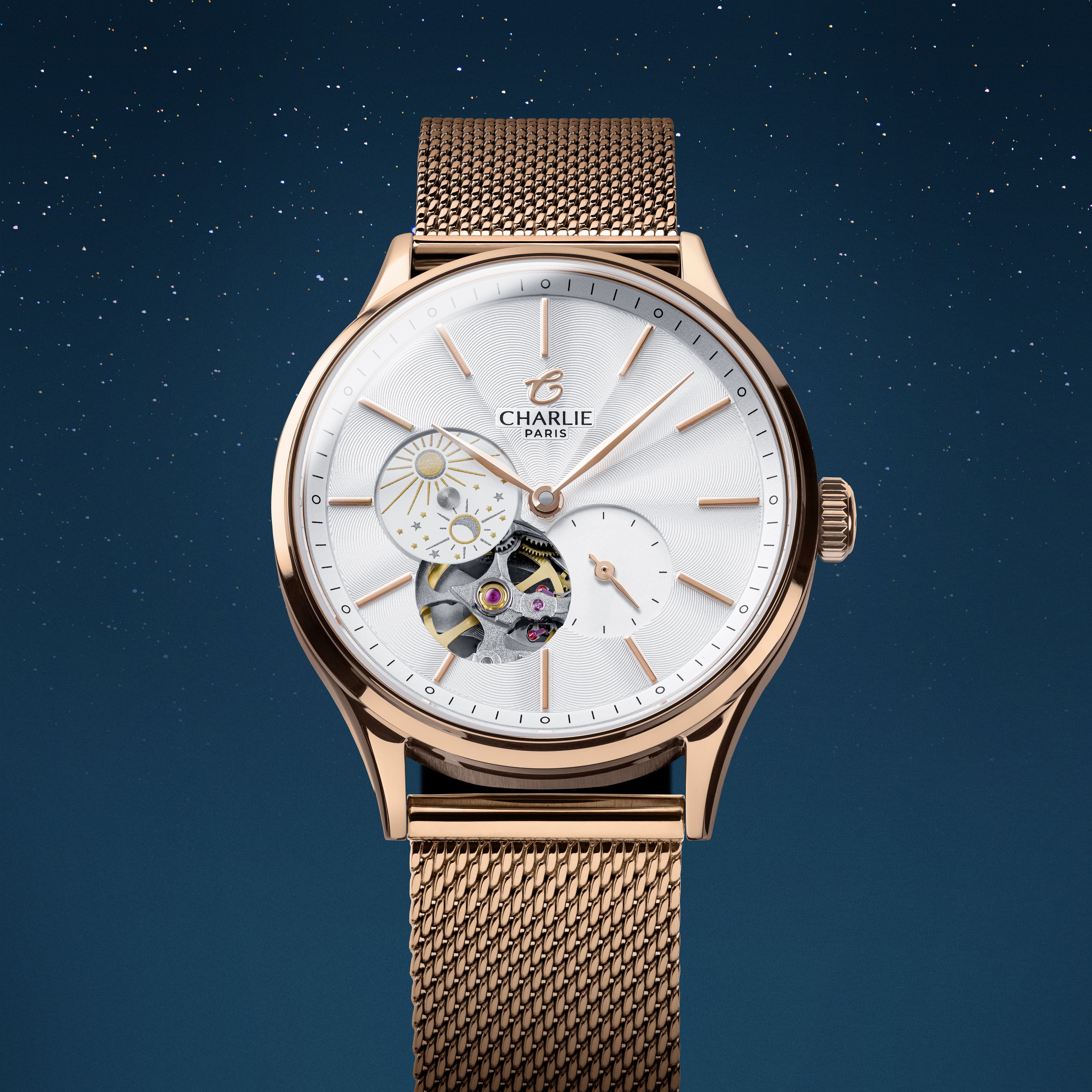 charlie-paris-initial-36-c-ur-ouvert-jour-nuit-montre-automatique-femme-36-mm-do image 7