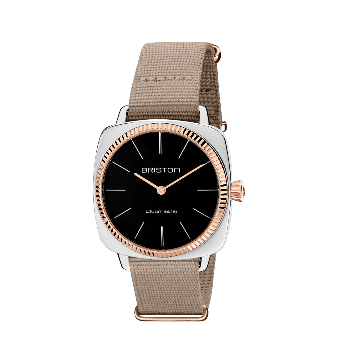 briston-clubmaster-classic-bracelet-nato-nylon-18-mm-gris-taupe image 4