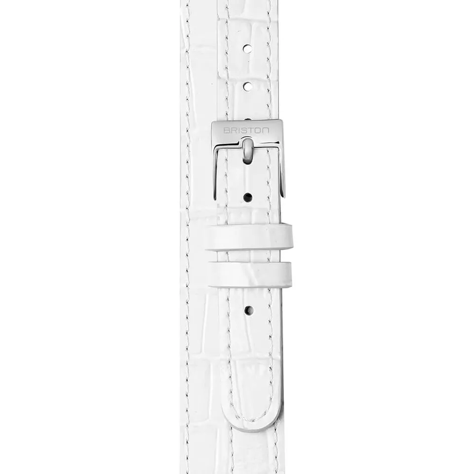briston-bracelet-cuir-luxury-blanc-12-mm-clubmaster-lady image 1