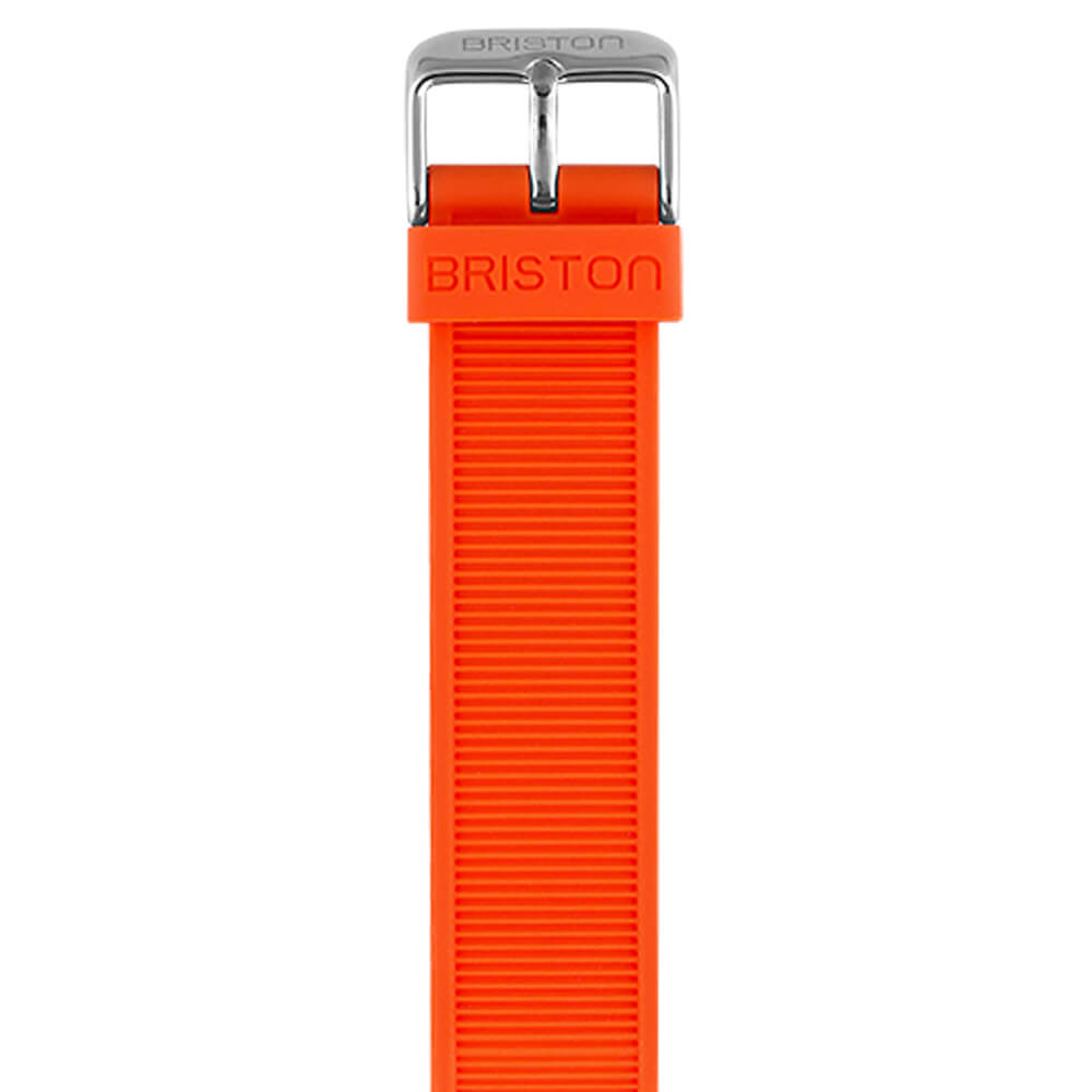 briston-bracelet-rubber-orange-20-mm image 1