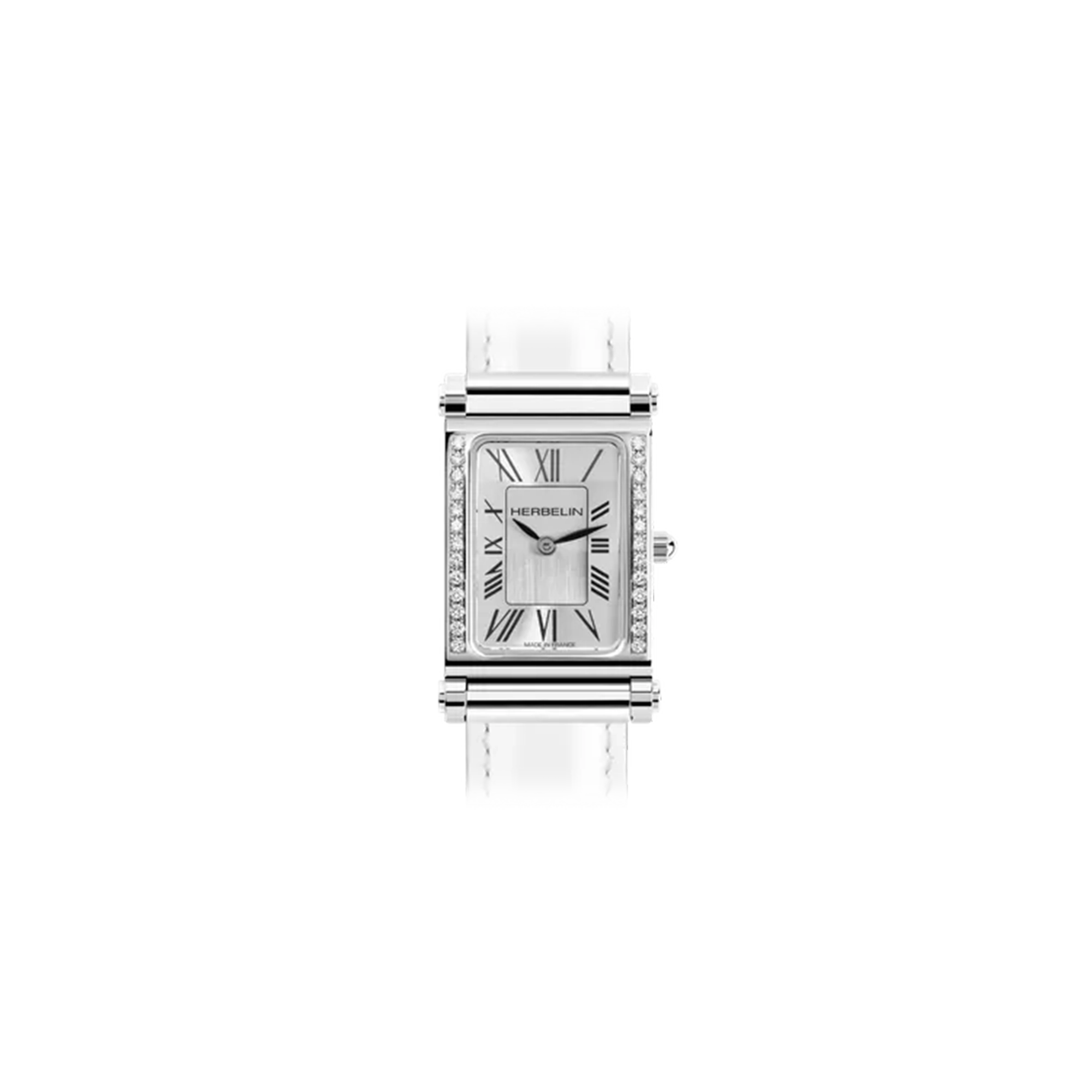 herbelin-antar-s-bo-tier-galb-quartz-femme-acier-diamants-chiffres-romains image 2