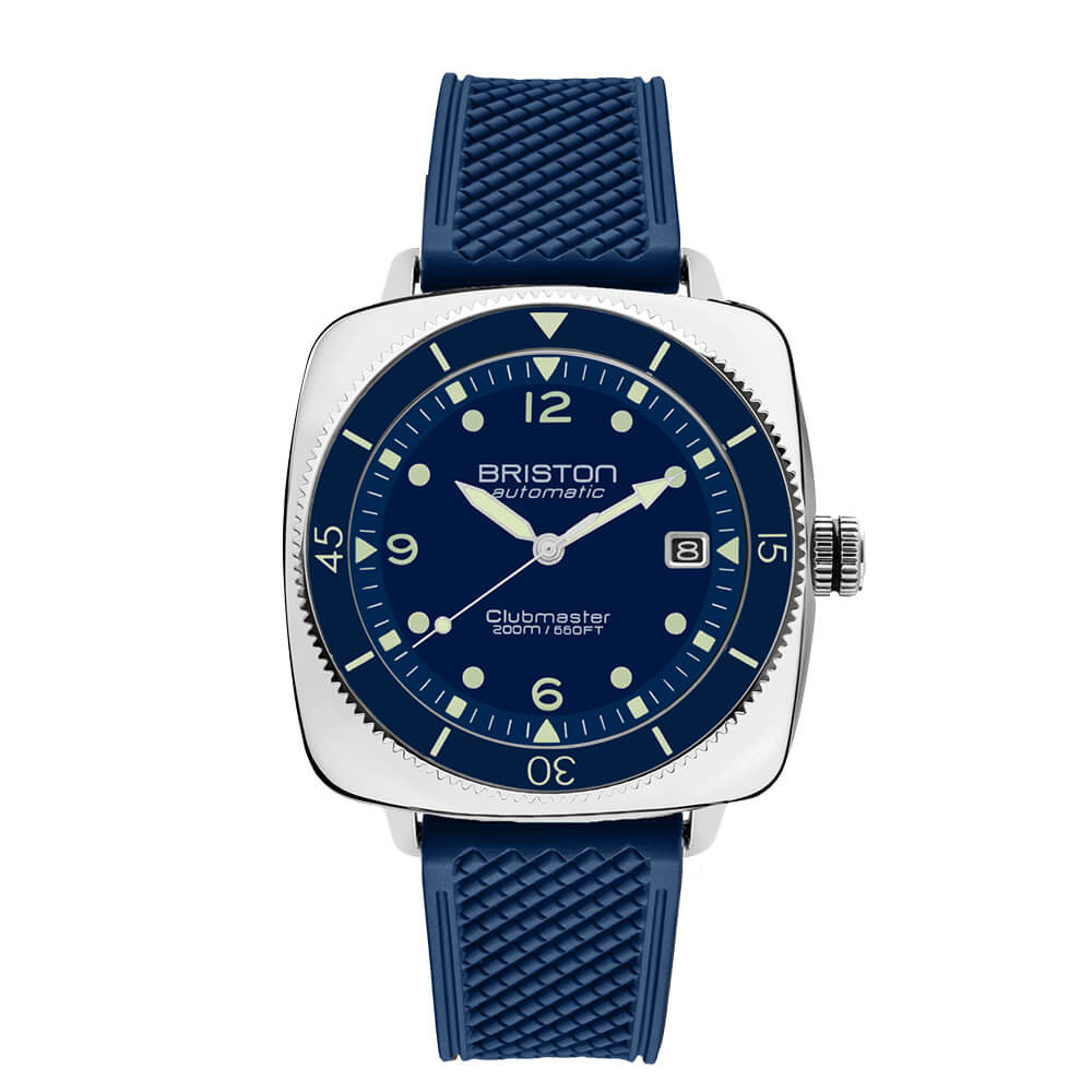 briston-clubmaster-legend-diver-montre-automatique-40-mm-bleu-marine-fkm image 1