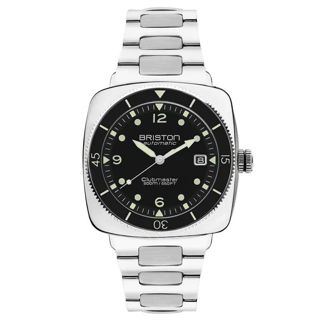briston-clubmaster-legend-diver-montre-automatique-40-mm-noir-acier image 1