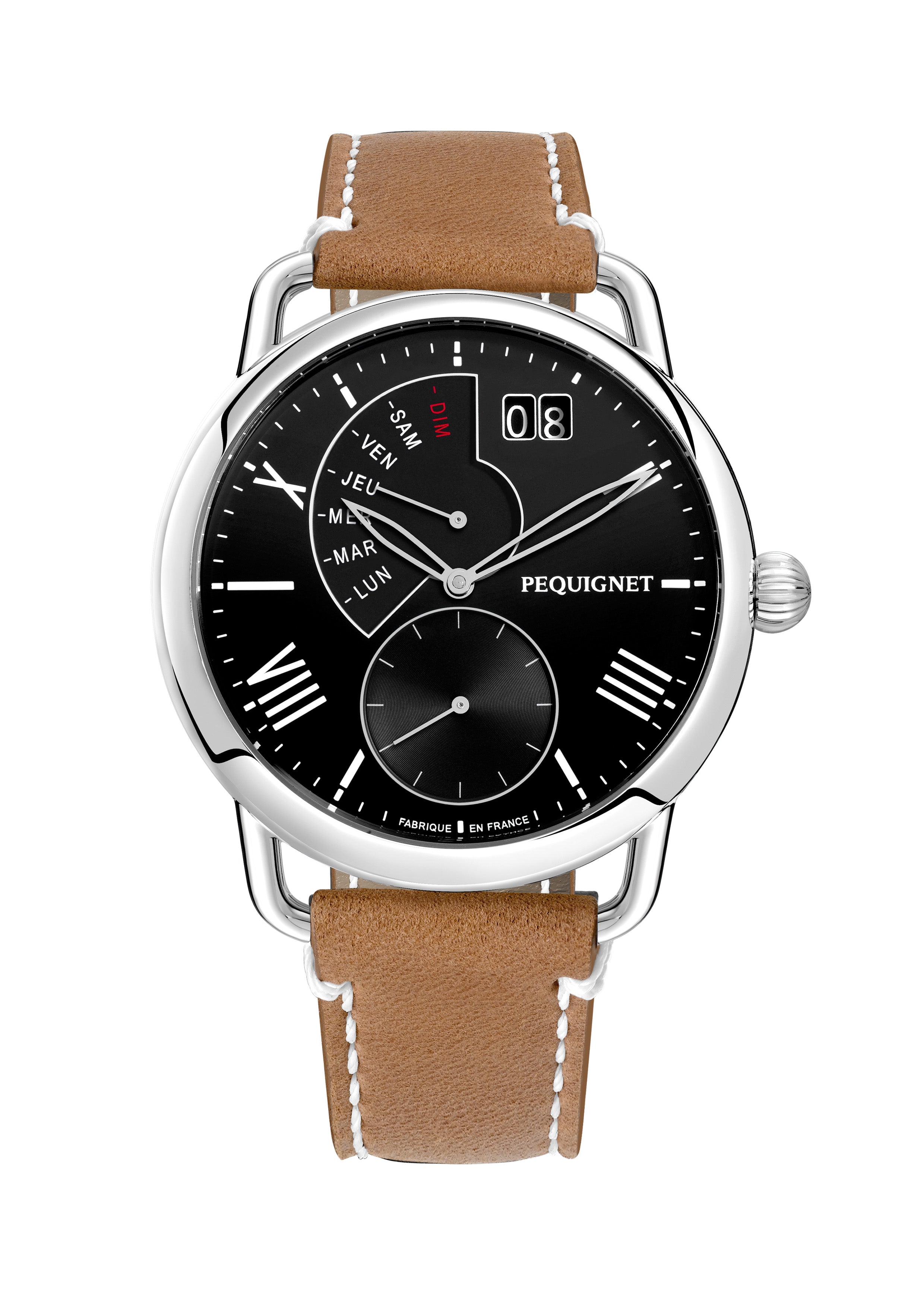 pequignet-equus-origine-montre-homme-quartz-cadran-noir image 3