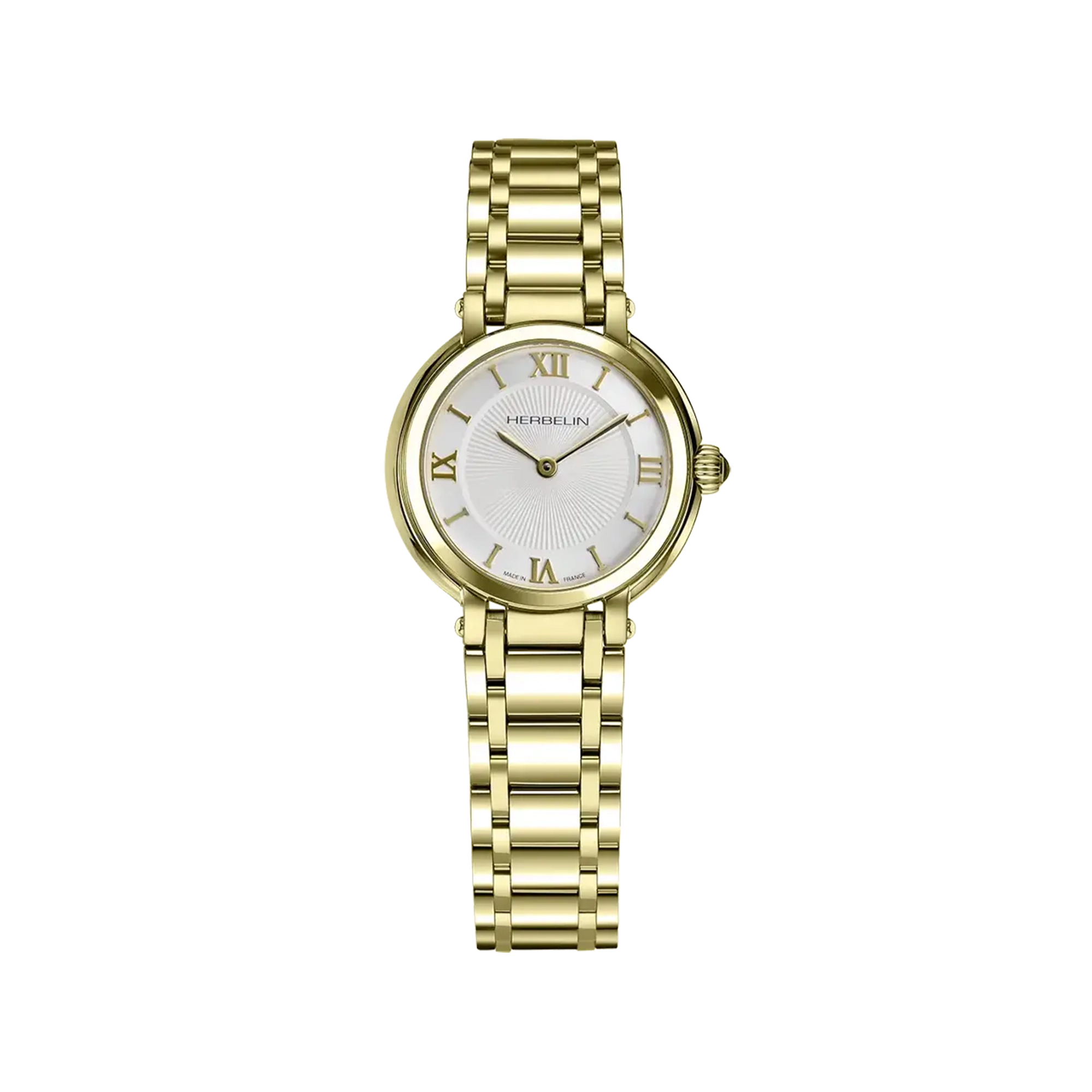 herbelin-galet-quartz-femme-pvd-or-jaune-bo-tier-acier-28-mm image 1