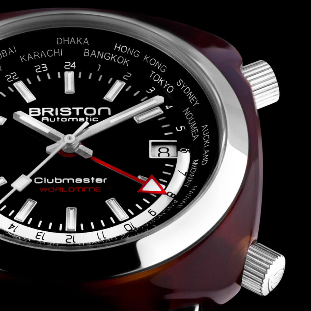 briston-clubmaster-traveler-worldtime-42-mm-noir-gmt-automatique-suisse image 3