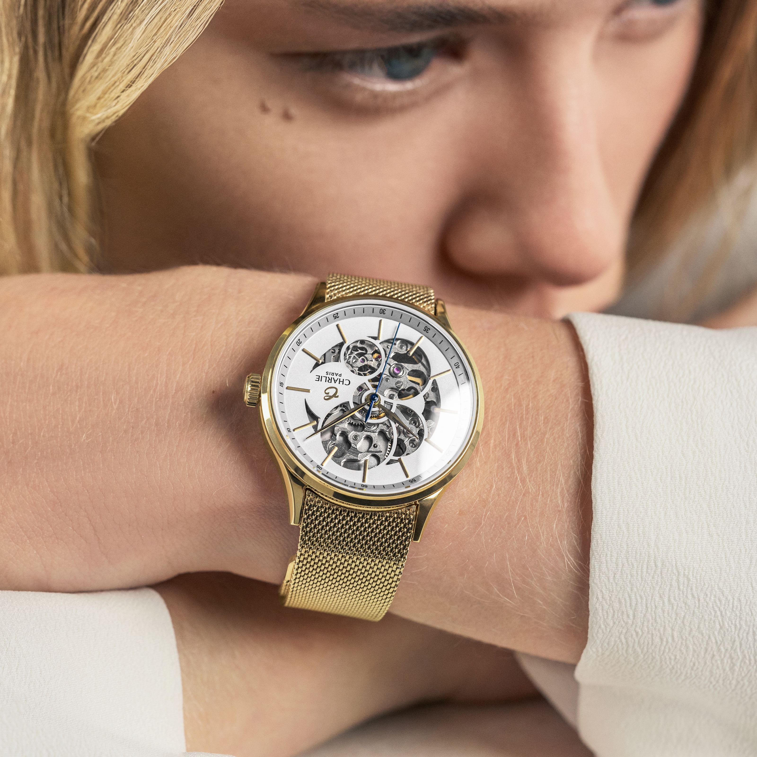 charlie-paris-initial-36-montre-automatique-femme-ajour-e-dor-36-mm image 6
