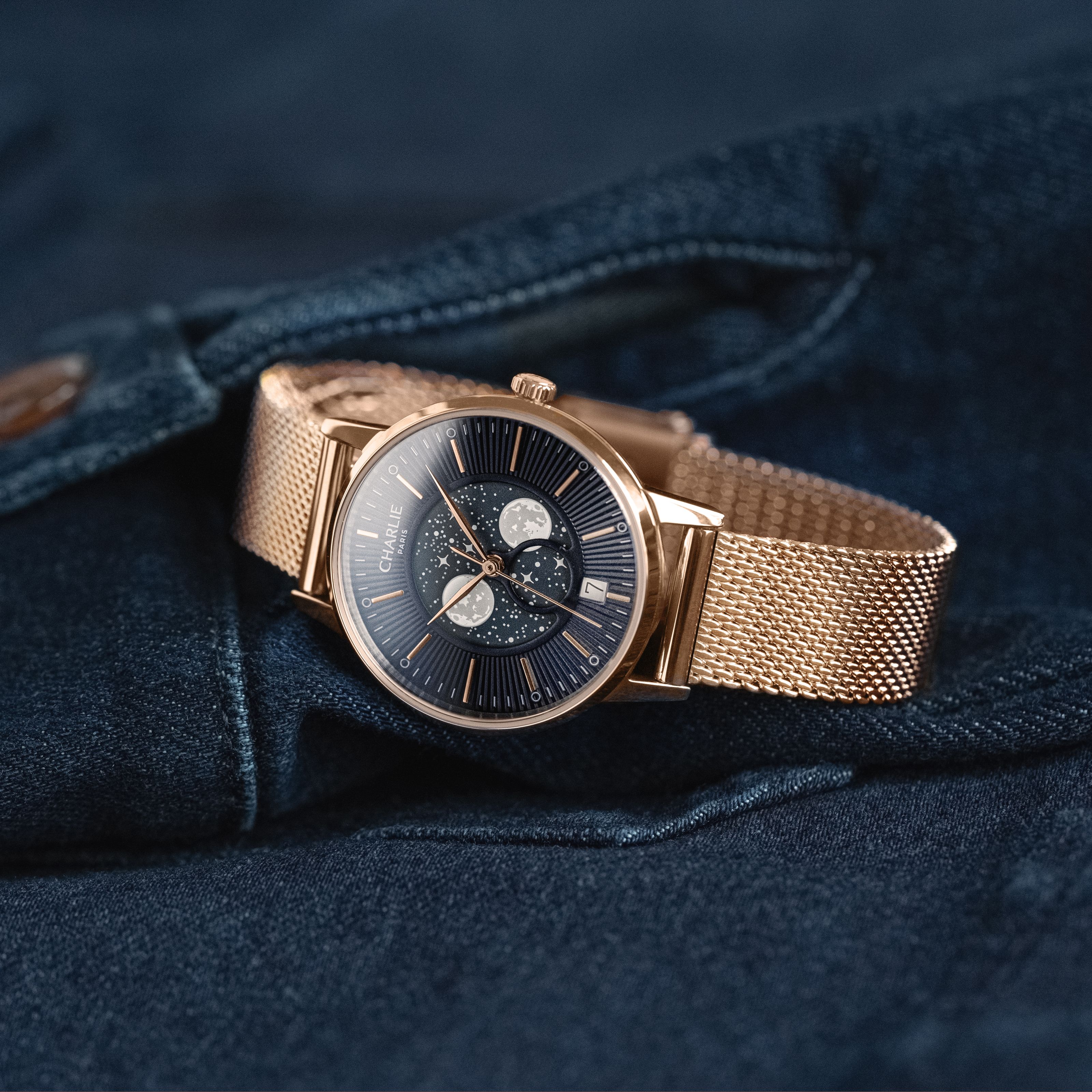 charlie-paris-sully-phase-de-lune-montre-femme-dor-rose-bleu image 7