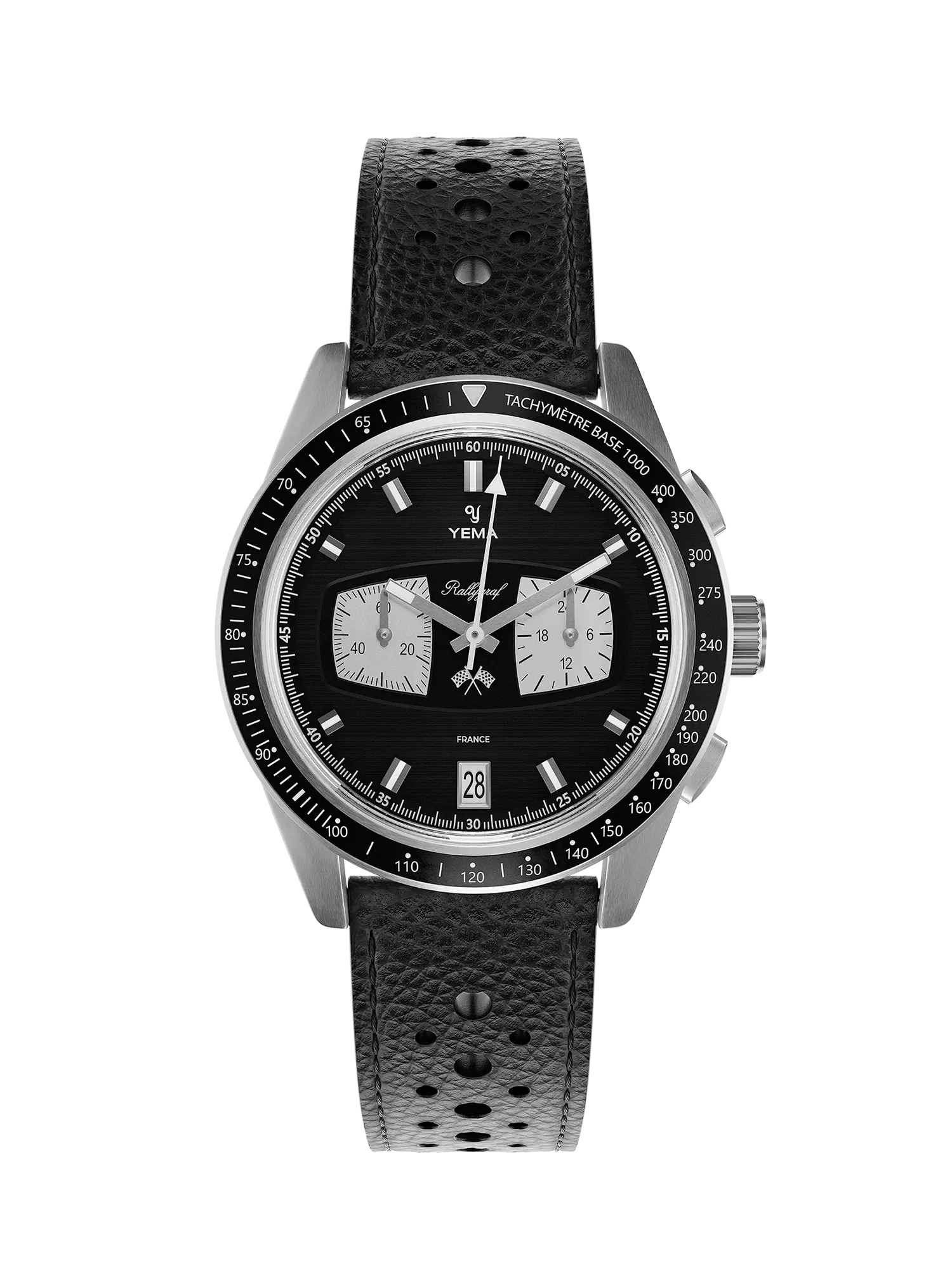 yema-rallygraf-meca-quartz-ii-reverse-panda-chronographe image 1