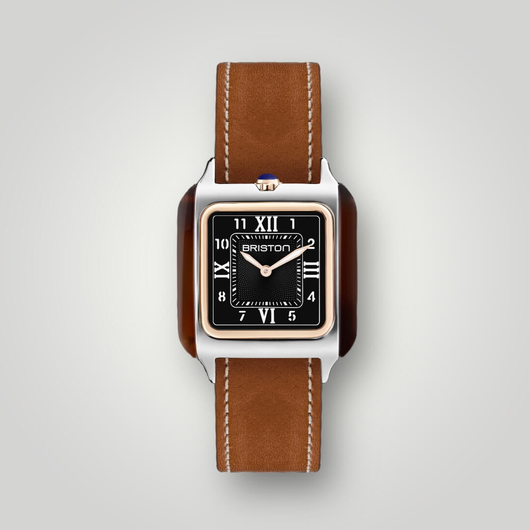 briston-bracelet-cuir-de-veau-marron-18-mm-interchangeable image 3