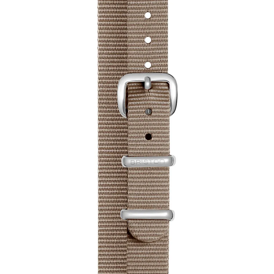 briston-clubmaster-lady-bracelet-type-nato-12-mm-taupe image 1