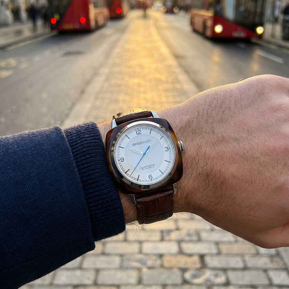 briston-clubmaster-legend-classic-automatique-39-mm-blanc image 3