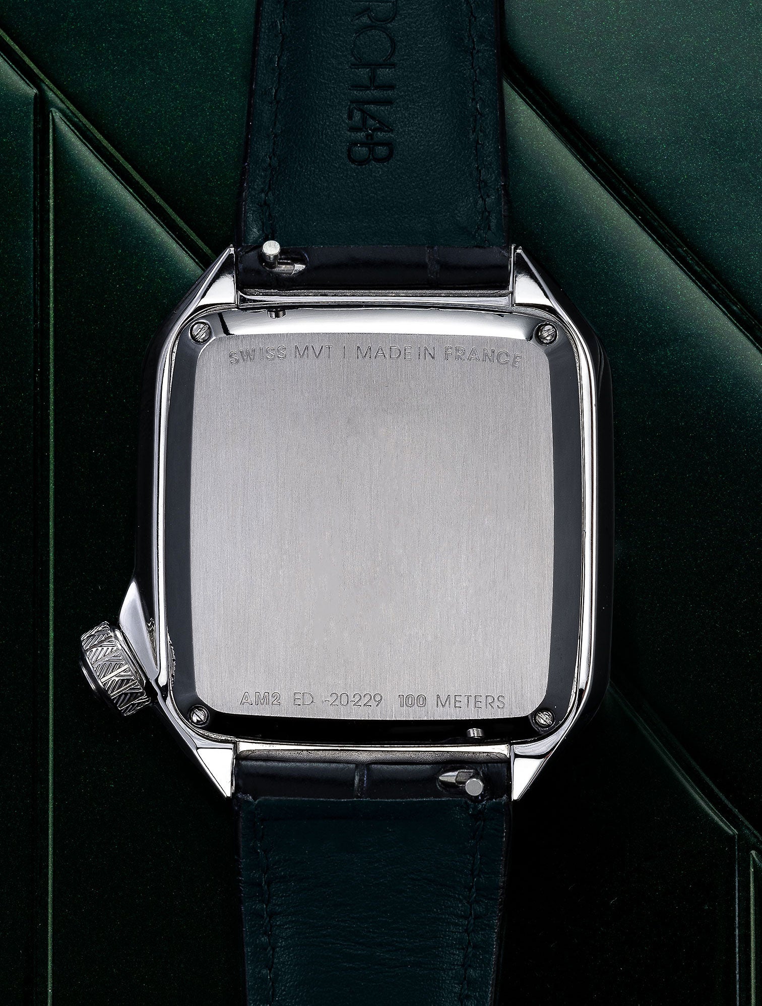 march-la-b-am2-electrique-ocean-montre-homme-octogonale-39-mm-cadran-bleu image 4