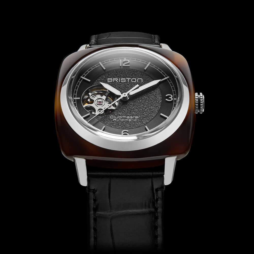 briston-clubmaster-legend-classic-open-39-mm-automatique-noir image 2