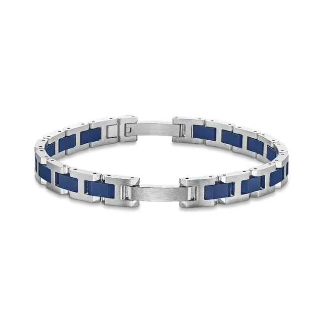 herbelin-bracelet-cap-camarat-homme-acier-c-ramique-bleue image 1