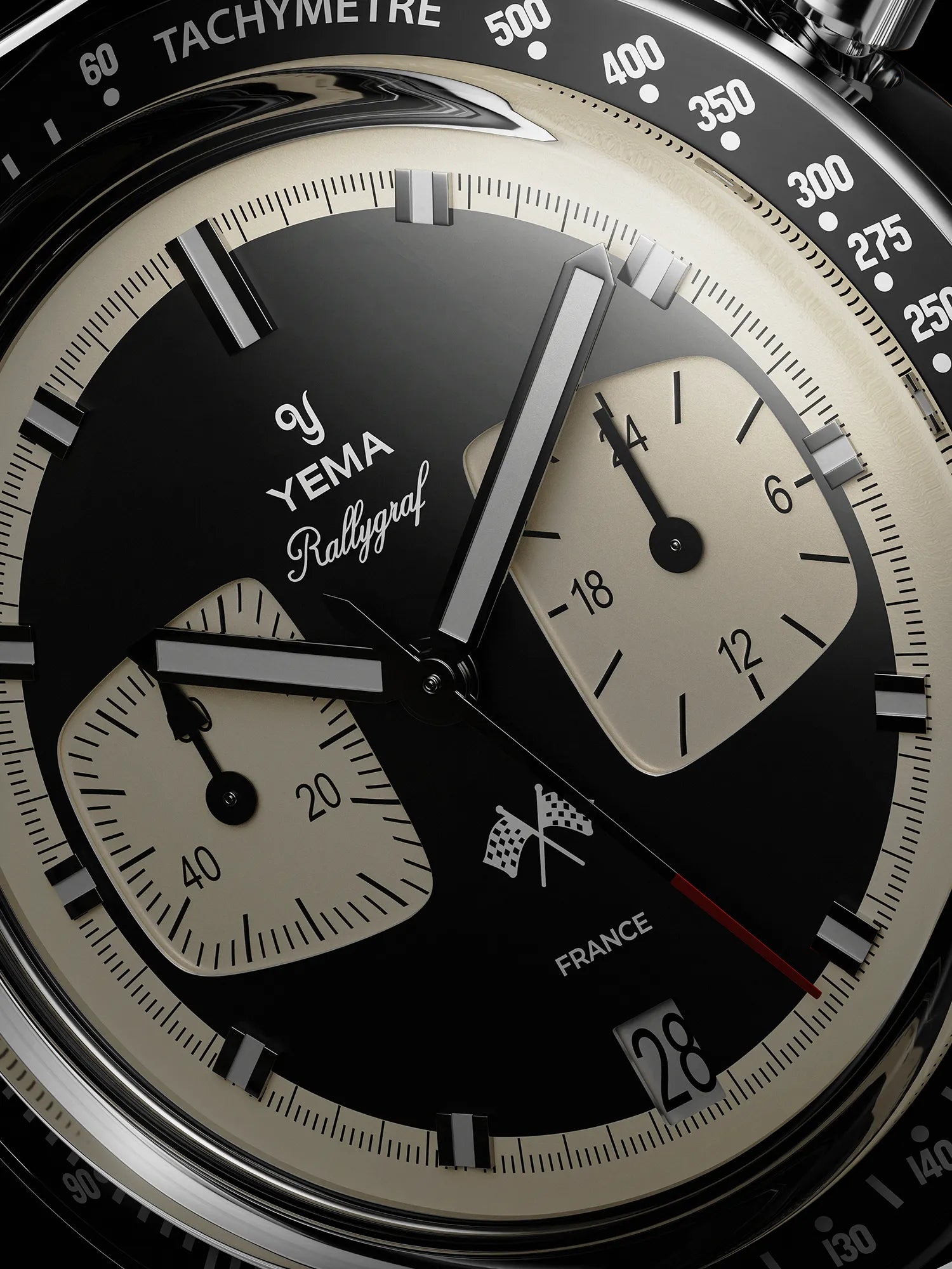 yema-rallygraf-meca-quartz-reverse-panda-chronographe image 3