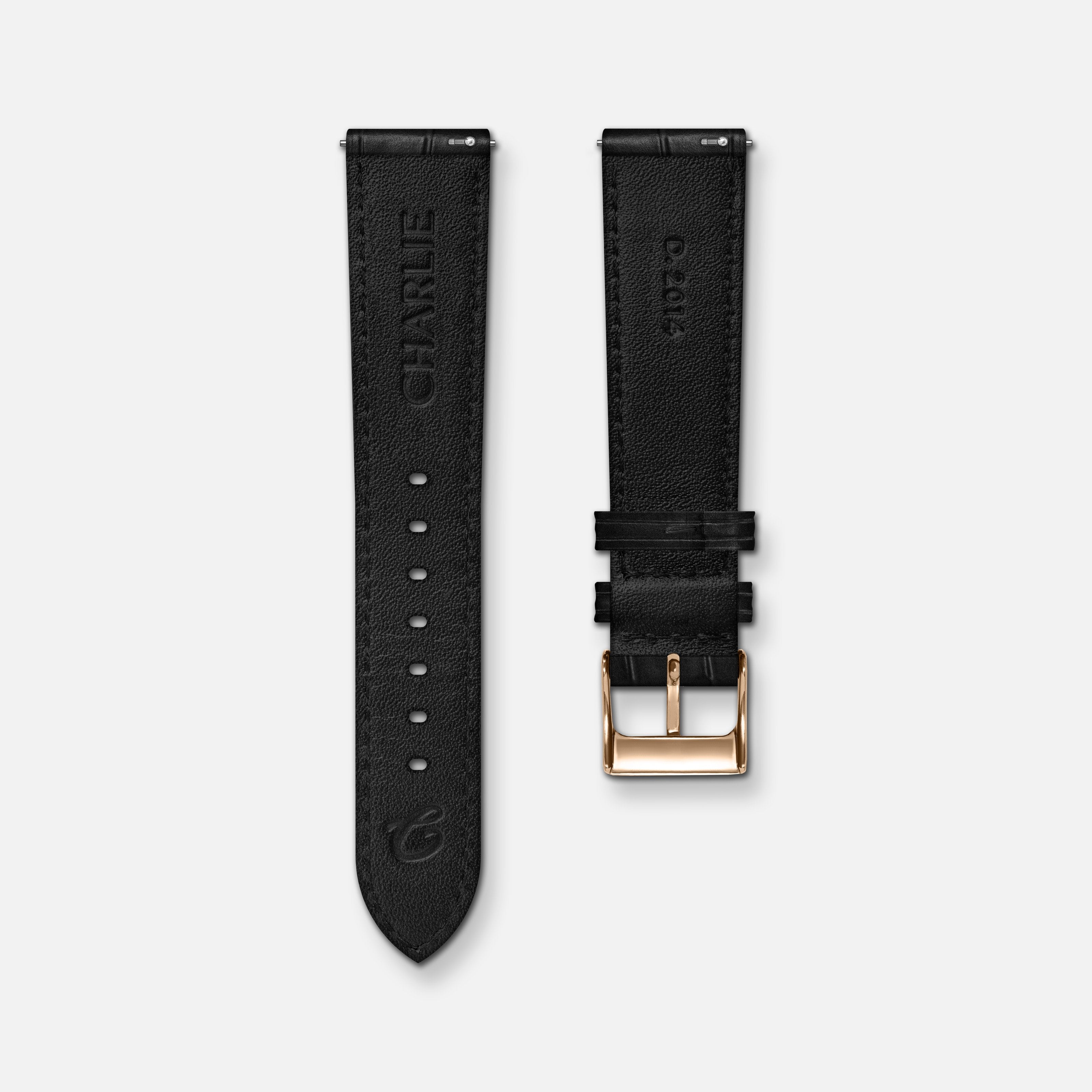 charlie-paris-bracelet-cuir-crocograin-noir-18mm-initial image 3