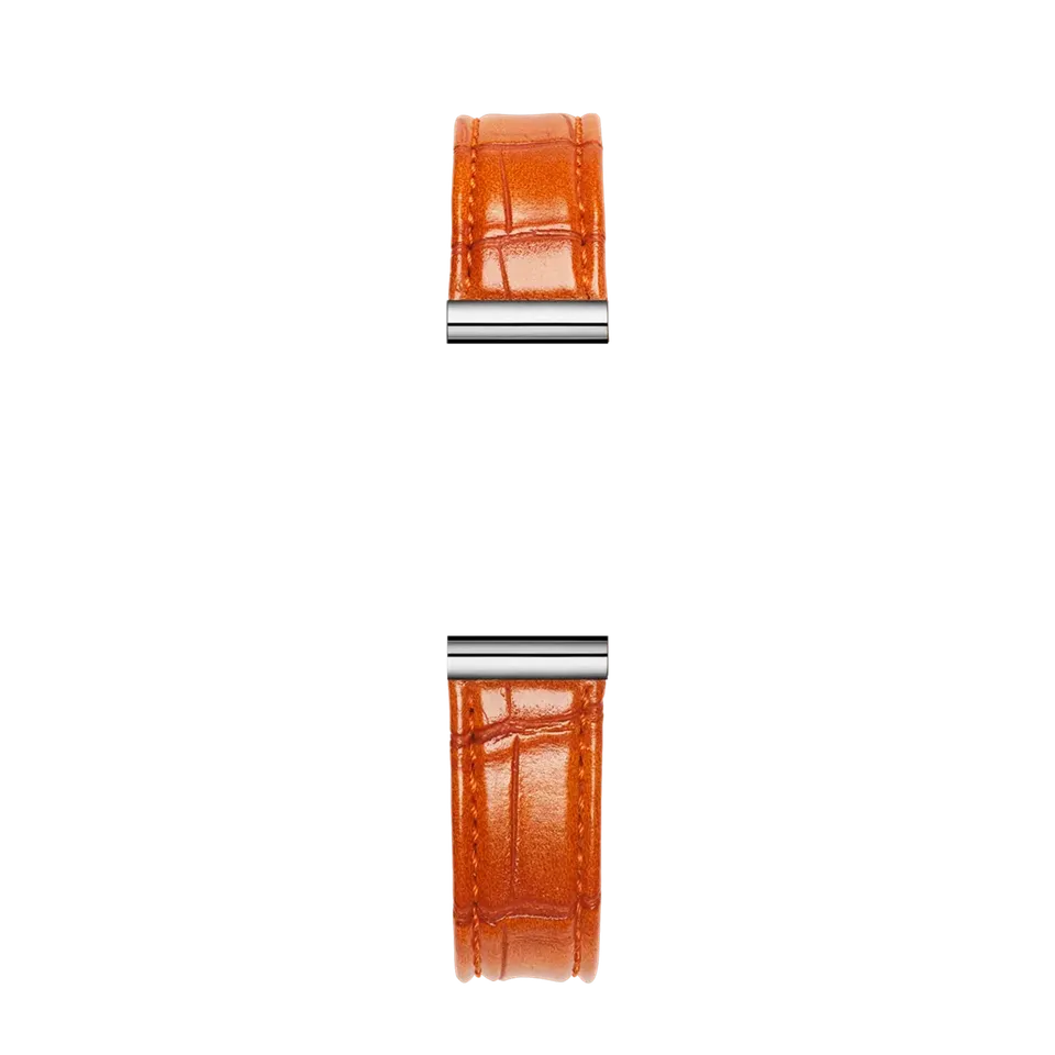 herbelin-antar-s-bracelet-simple-mandarine-croco-cuir image 1
