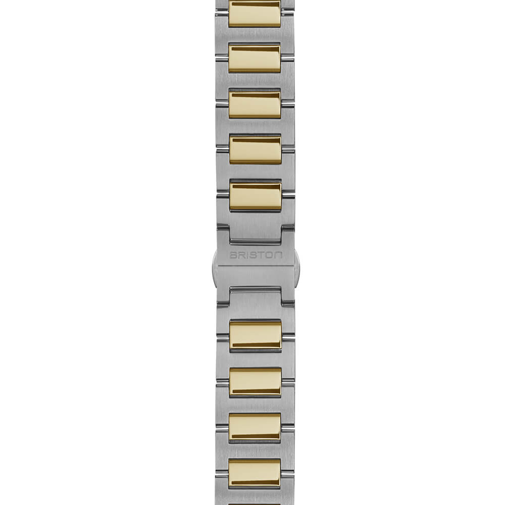 briston-streamliner-kennedy-bracelet-acier-medium-18-16-mm-bicolore-or-jaune image 1