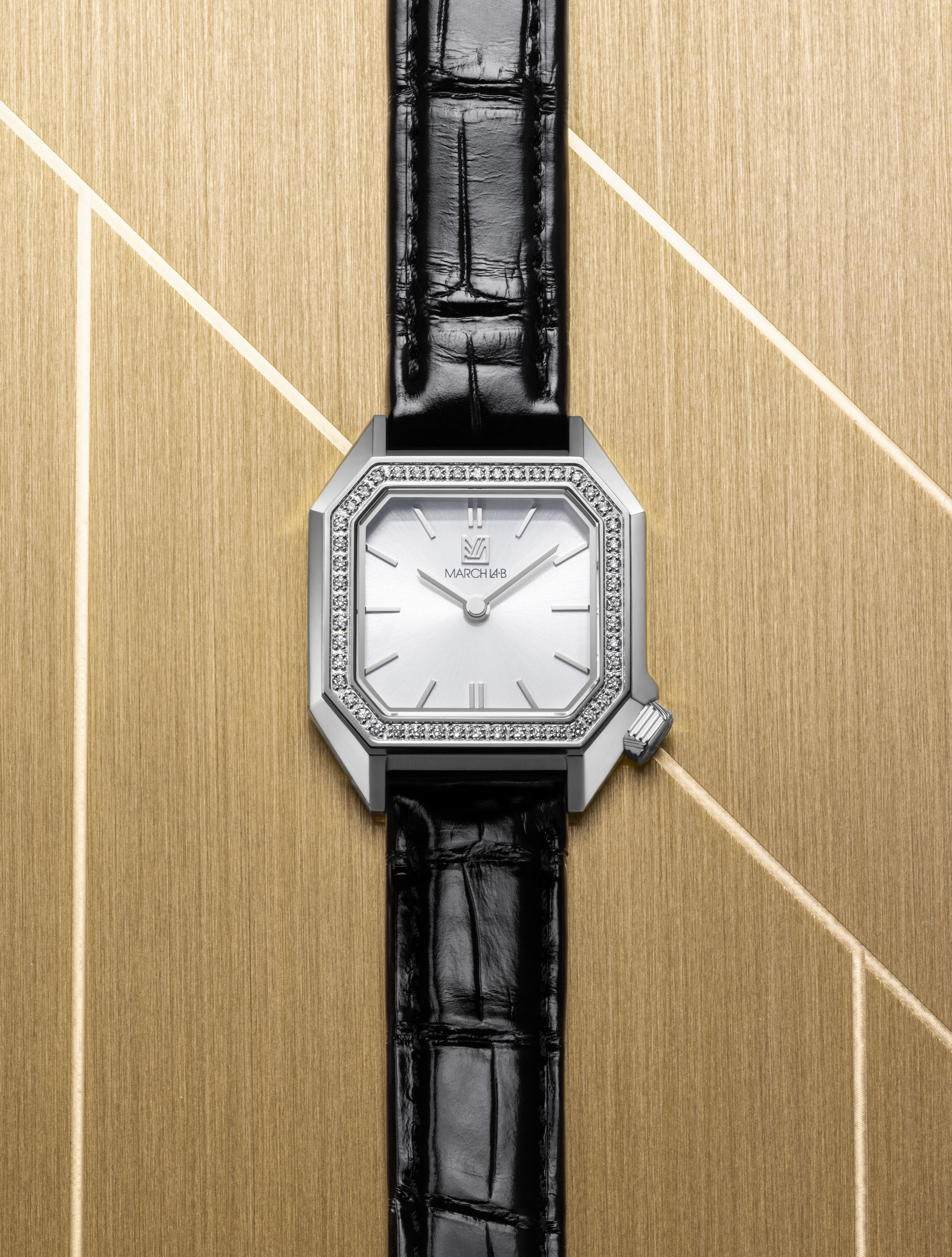 march-la-b-lady-mansart-diamants-acier-montre-femme-26-mm image 2