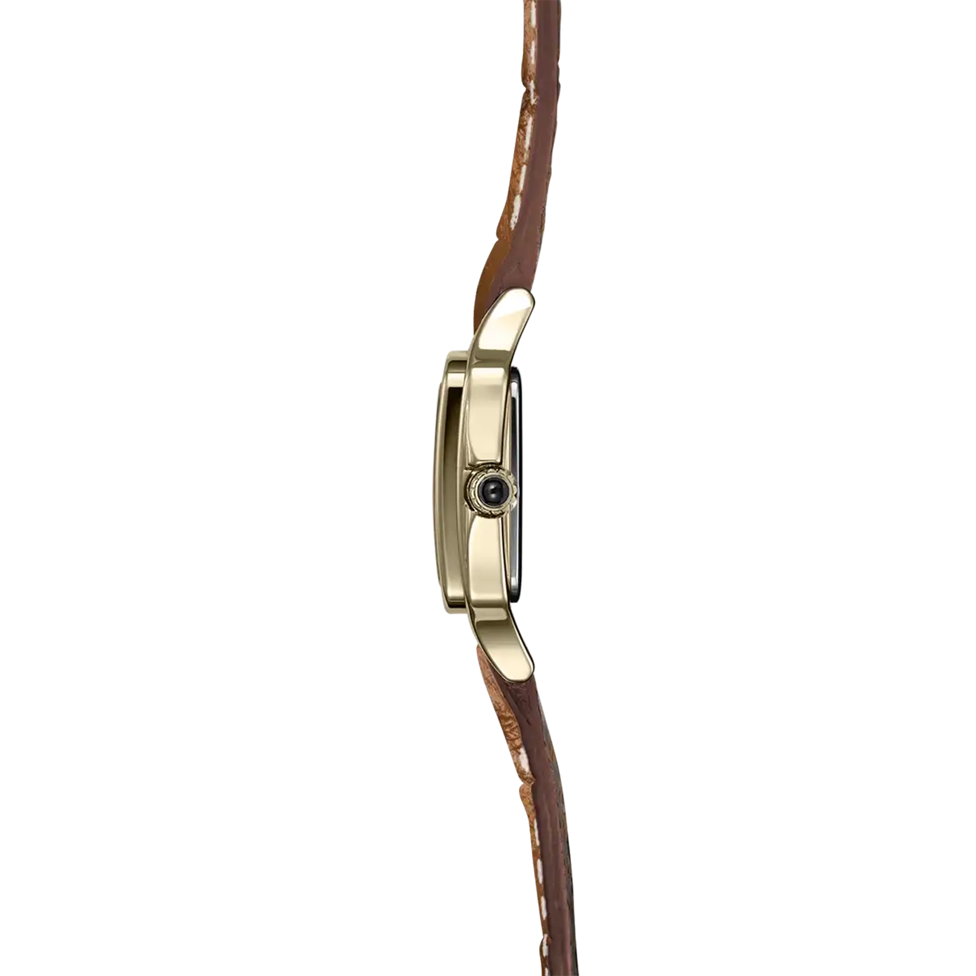 herbelin-luna-mini-quartz-femme-montre-pvd-or-jaune-cuir-camel-18-6-mm image 3
