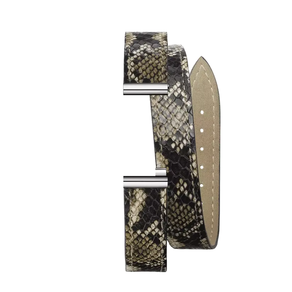 herbelin-antar-s-bracelet-double-tour-cuir-motif-python image 1