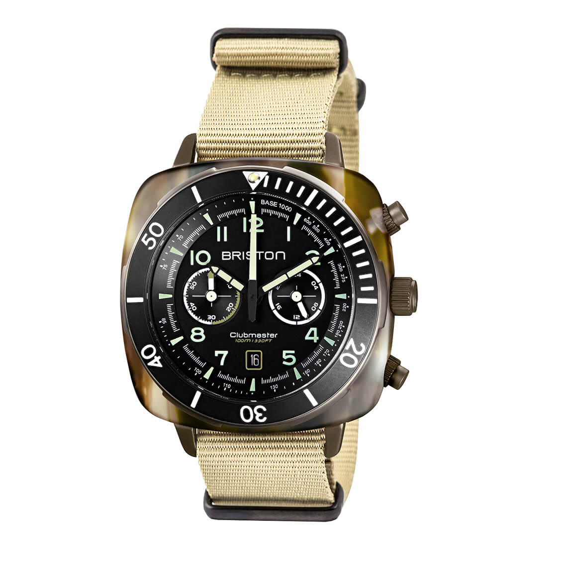 briston-clubmaster-classic-bracelet-type-nato-20-mm-kaki image 3