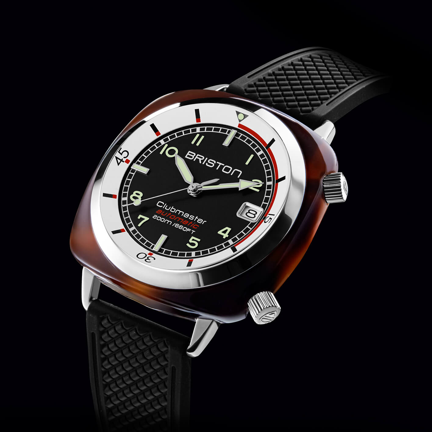 briston-clubmaster-legend-compressor-noir-42-mm-automatique-200m image 5