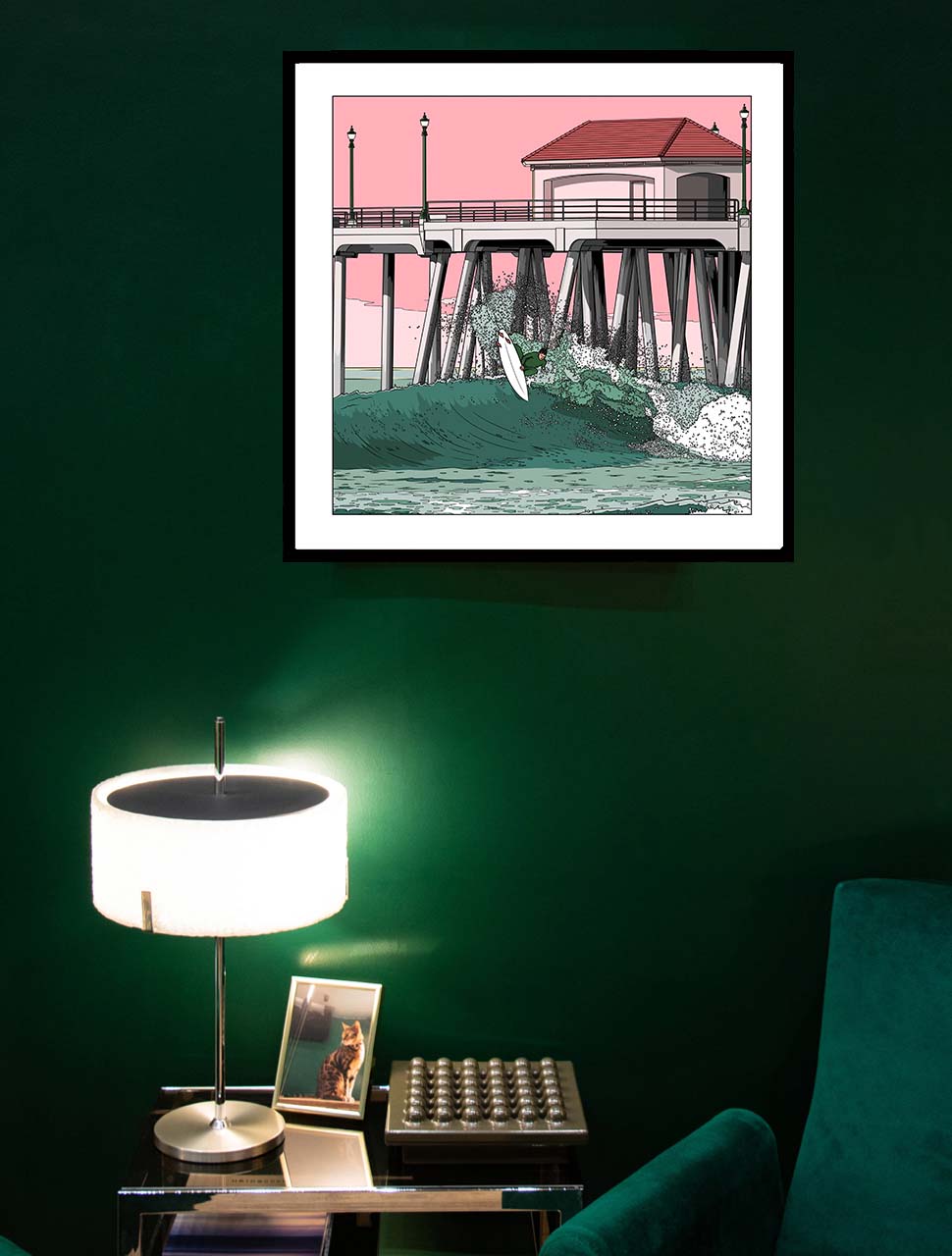 march-la-b-illustration-lvus-l-a-btz-pier-affiche-collector image 2