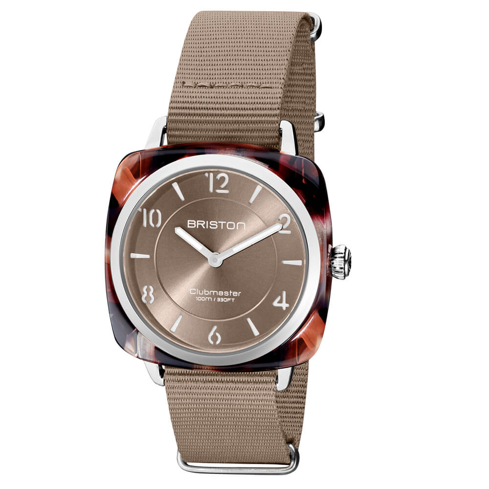 briston-clubmaster-chic-36-mm-gris-taupe-quartz image 1