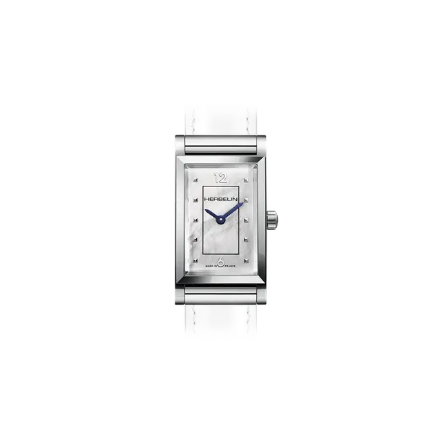herbelin-antar-s-rectangle-nacre-montre-femme-quartz-cadran-nacre-v-ritable image 1