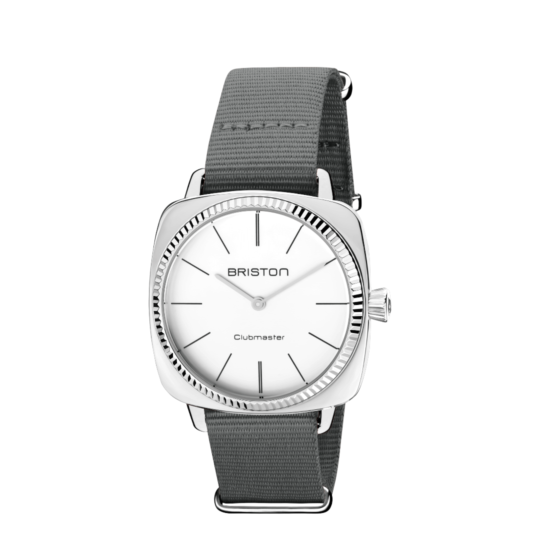 briston-clubmaster-classic-bracelet-nato-18-mm-gris image 3