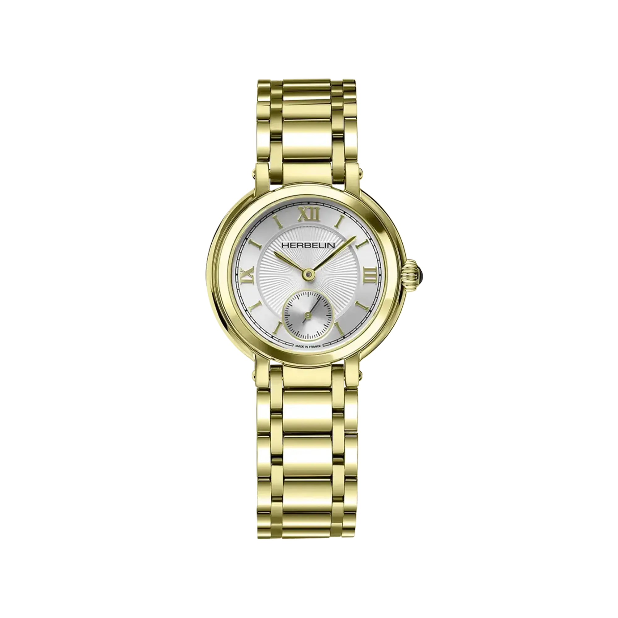 herbelin-galet-montre-femme-petite-seconde-pvd-or-jaune image 1